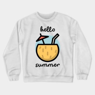hello summer Crewneck Sweatshirt